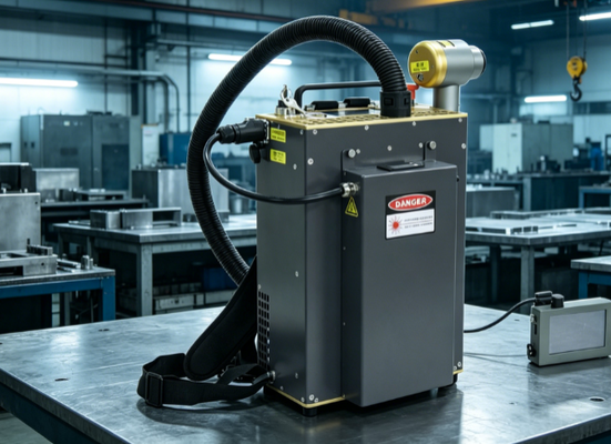 Nettoyeur Laser haute puissance à refroidissement par Air, outil industriel pour le nettoyage des surfaces métalliques, l'élimination de la rouille et l'élimination des contaminants
