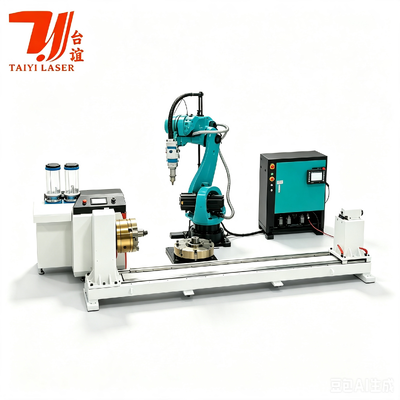 Machine de revêtement laser robotisé industriel pour la remise en état des cylindres hydrauliques et des rouleaux