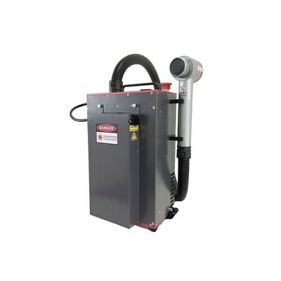 Machine de nettoyage au laser à fibres pulsées de 50 W pour le sac à dos, l'élimination de la rouille, la peinture et l'huile
