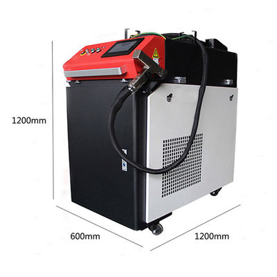 Machine de nettoyage laser continue 1500W 2000W 3000W portable promotionnelle pour la rouille et l'oxyde de métal