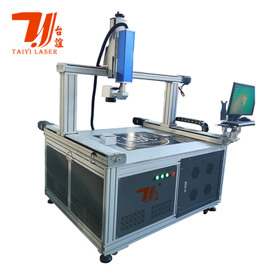Machine d'imprimante laser de fibre de portique de grand format pour imprimer la gravure d'inscription