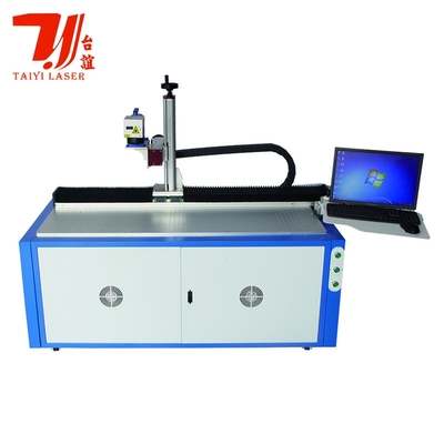 Machine d'imprimante laser de fibre de portique de grand format pour imprimer la gravure d'inscription