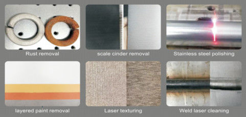 Machine de nettoyage laser à impulsions et refroidissement par air