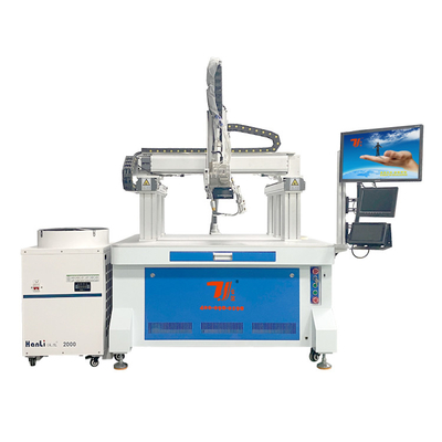 Machine de soudage laser automatique à batterie prismatique au lithium avec portique