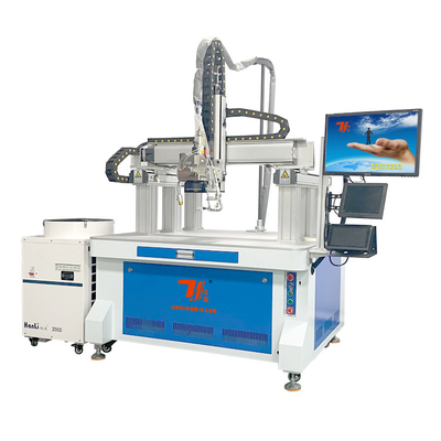 Machine de soudage laser automatique à batterie prismatique au lithium avec portique