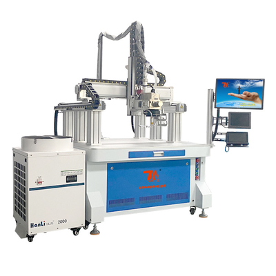Machine de soudage laser automatique à batterie prismatique au lithium avec portique
