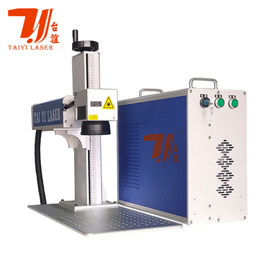 Vente à chaud 30W Portable Mini Machine de marquage laser à fibre métallique avec ordinateur portable