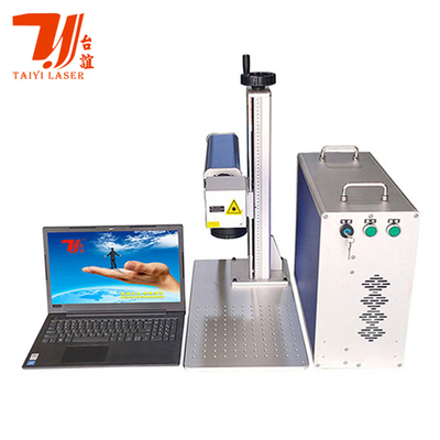 Vente à chaud 30W Portable Mini Machine de marquage laser à fibre métallique avec ordinateur portable
