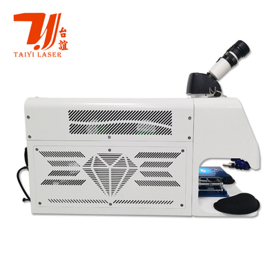 Machine de soudage laser YAG portable de bureau 60W pour bijoux avec refroidissement à l'eau