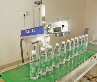 Machine d'impression de tubes en PVC en plastique laser volant à grande vitesse avec écran tactile