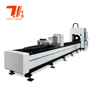 Machine automatique de découpe de tubes laser à fibre de métal rond carré