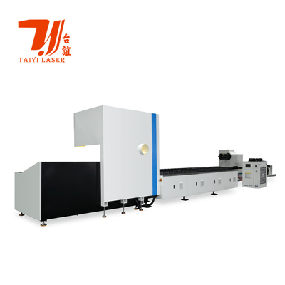 Machine automatique de découpe de tubes laser à fibre de métal rond carré