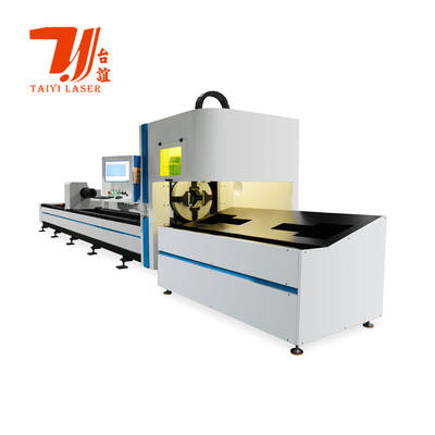 Machine automatique de découpe de tubes laser à fibre de métal rond carré