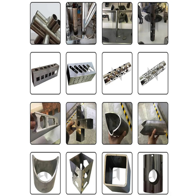 Machine automatique de découpe laser à fibre CNC de 1500W pour tubes de tuyaux carrés ronds de petite taille
