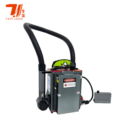 Relogieuse laser mini portable 50W 100W 200W 300W Pulseuse machine à nettoyer au laser