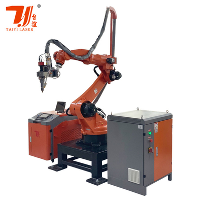 Machine de soudage automatique à laser à fibre sur mesure avec bras robot à 6 axes certifié CE