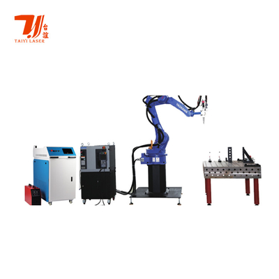Machine de soudage automatique à laser à fibre sur mesure avec bras robot à 6 axes certifié CE