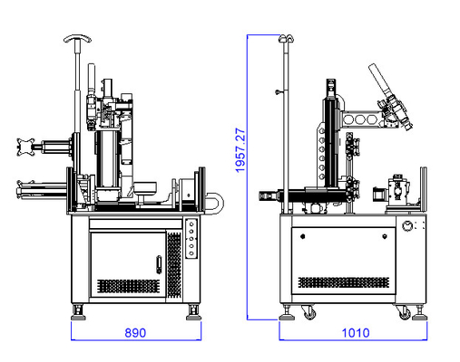 Machine de soudage laser automatique à fibre de chaudière de 2000 W pour soudage par tuyau