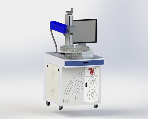 Machine de marquage laser UV personnalisée pour condensateur avec caméra CCD à système de positionnement visuel