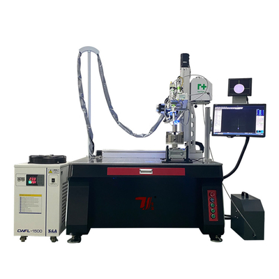 Machine de soudage automatique à laser à fibre automatique sur mesure à 5 axes pour tuyaux à trois voies en acier inoxydable