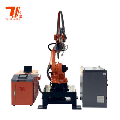 Machine de soudage laser à fibre de 1500W avec CCD pour la fusion précise des métaux et bras roboté à 6 axes