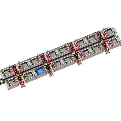 Machine de soudage laser robotisé entièrement métallique pour atelier de fabrication de métaux sur mesure