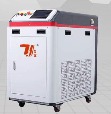 Machine de nettoyage par laser de ligne offrant un fonctionnement manuel et un mode de refroidissement par air fournissant un nettoyage pour les lignes de production industrielles