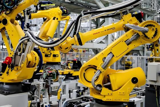 Coupeuse laser robotique FANUC rentable avec bras articulé à 6 axes et laser à fibres Raycus/IPG pour la fabrication de métaux personnalisés en petits lots