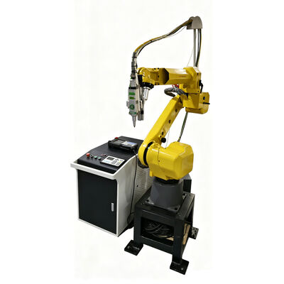 Coupeuse laser à fibres 3D robotique FANUC avec puissance réglable de 1500W à 6000W et échangeur d'outils automatique pour la fabrication de pièces métalliques complexes