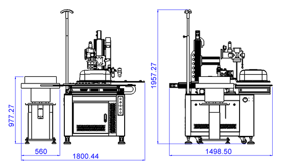 Machine de soudage laser à fibre automatique à pince d'évier 2 kW 2000 W