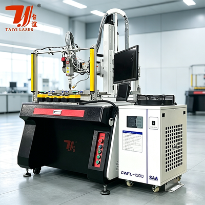 4 Axis 1500W 2kw 3kw Aluminum Teapot Laser Automatic Welding Machine