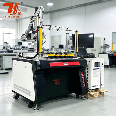 4 Axis 1500W 2kw 3kw Aluminum Teapot Laser Automatic Welding Machine