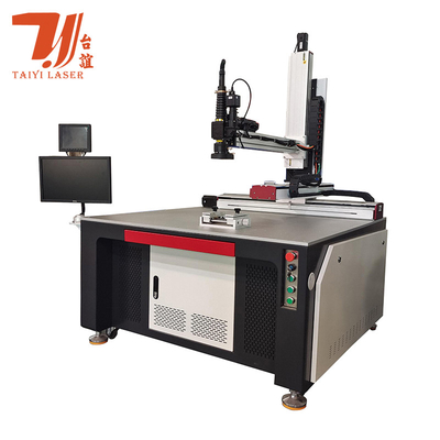 Promotion de la foire de Canton AC380V 4 axes YAG Machine de soudage laser à fibre pour moule de tête de douche en acier inoxydable