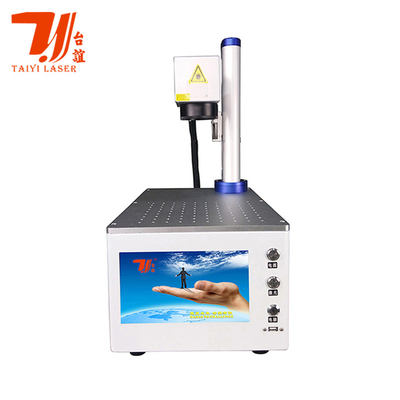 Promotion de la foire de Canton Mini Portable 20W 30W Raycus Marqueur laser à fibre