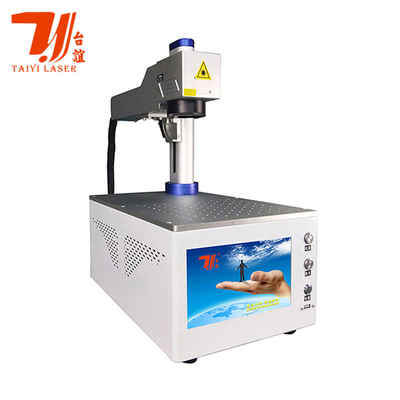 Promotion de la foire de Canton Mini Portable 20W 30W Raycus Marqueur laser à fibre