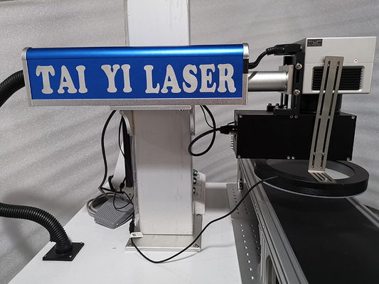 Machine d'imprimante laser de fibre de portique de grand format pour imprimer la gravure d'inscription