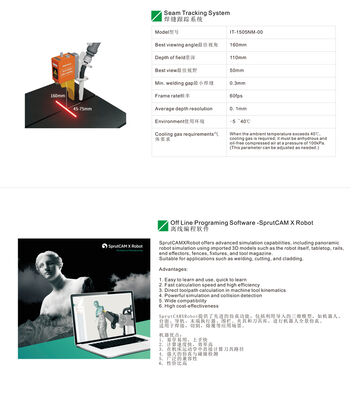 Machine de soudage laser robot Kuka avec alimentateur de fil KR351840 source IPG