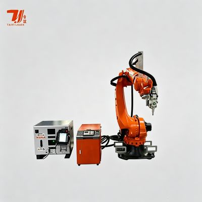 Soudeuse laser IPG haute puissance 4000W avec bras robotique KUKA pour soudage de production de masse à grande vitesse