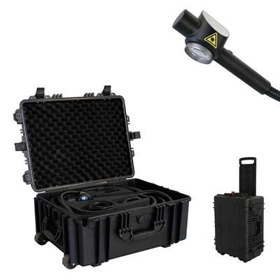 Machine de nettoyage laser monomode sur roulettes 100W-500W — Équipement de nettoyage laser à fibre pulsée portable refroidi par air (adapté aux surfaces métalliques)