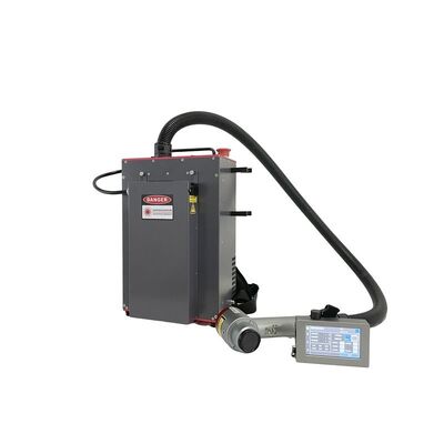 Machine de nettoyage au laser à pulsation de fibres portables de 200 W pour le sac à dos et l'huile