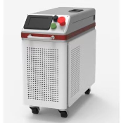 Machine de nettoyage laser à fibre portable refroidie par eau de 1500W pour la rouille, la peinture et le revêtement