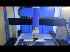 Machine de marquage Laser à Fiber grand Format fermée, plage de travail personnalisée à 4 axes 50W 100W 150W 200W