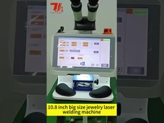 Machine de soudage de bijoux au laser à grand écran de 10 pouces