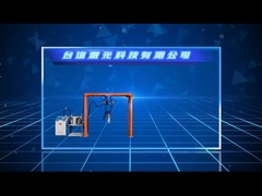 Système automatique de bras de robot d'axe de la découpeuse laser de fibre en métal 6