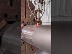 Regarder : Système de machine de revêtement laser robot pour vitrine de réparation de turbine