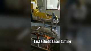 Machine de découpe laser robotisée CNC pour panneaux de toit automobile – Découpe et perçage de trous à grande vitesse S