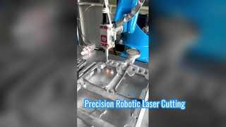 Machine de découpe laser robotisée CNC pour le moulage sous pression d'aluminium - Découpage et ébavurage de précision à 6 axes S
